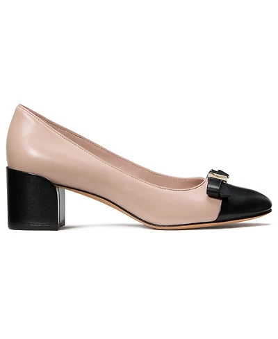 kate spade new york Women's Deco Bow Smooth Leather Ballet Pumps