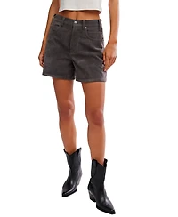 Free People Women's Tippi Faux Suede Shorts