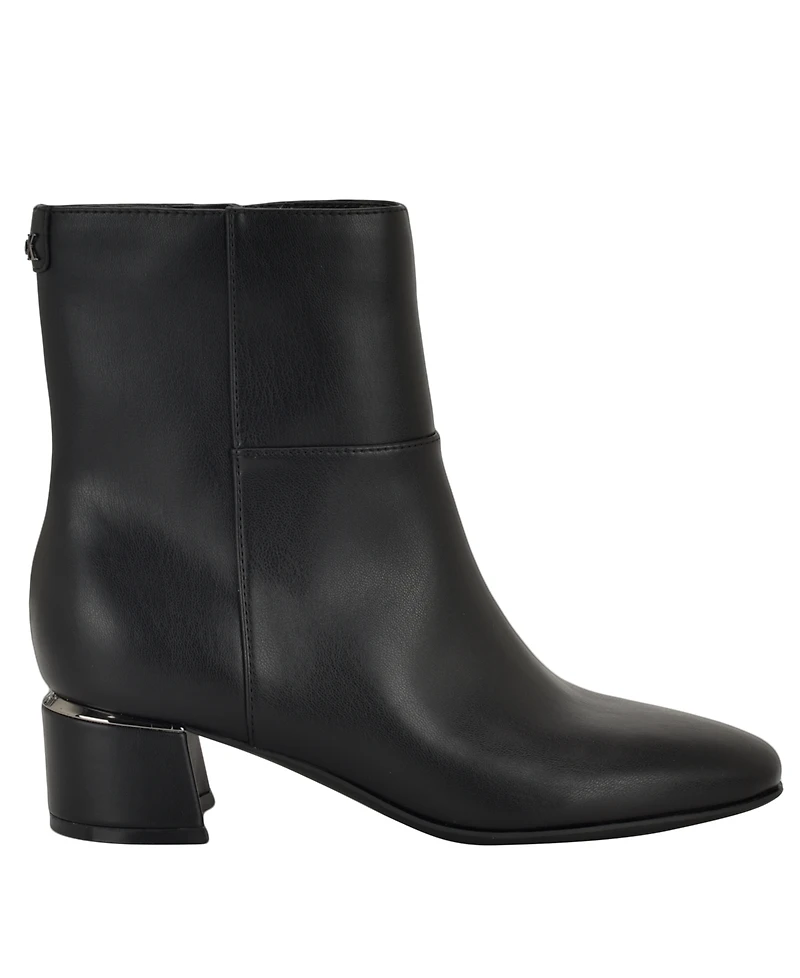 Calvin Klein Women's Parry Block Heel Ankle Booties
