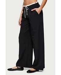 Edikted Women's Peekaboo Drawstring Pants