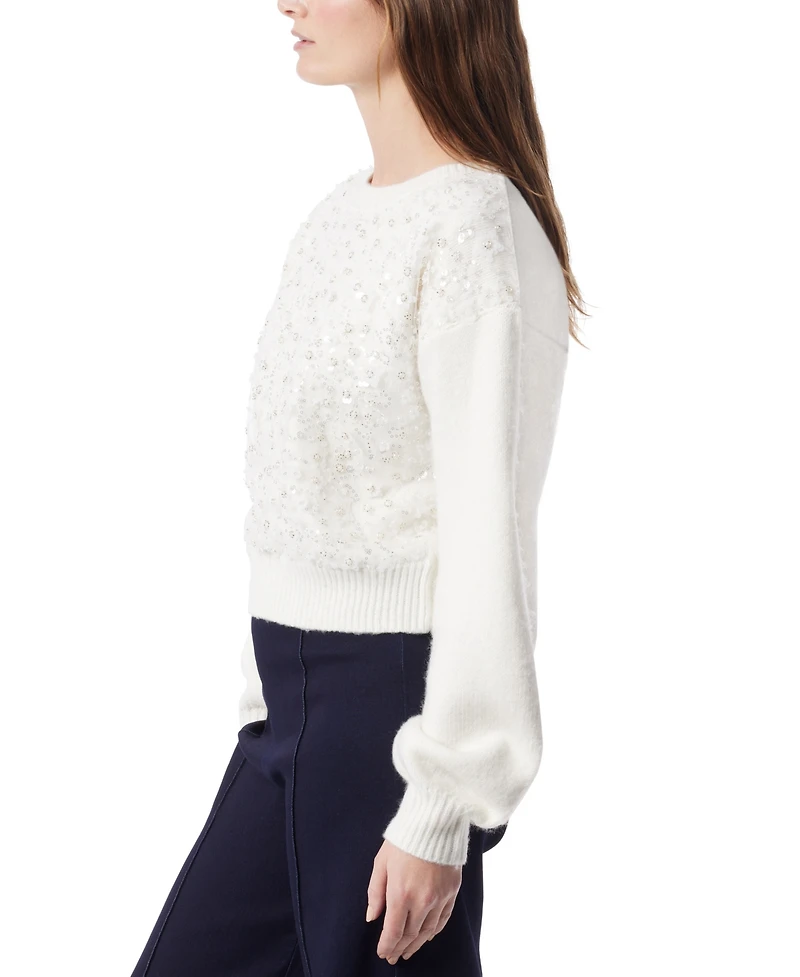 Dee Ocleppo Women's Oriel Embellished Overlay Pullover