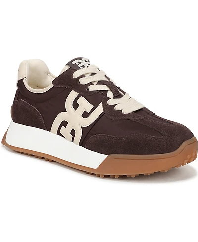 Sam Edelman Women's Langley Emblem Lace-Up Trainer Sneakers