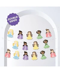 Big Dot of Happiness Princess Garland Banner, 30 Feet of Cord, 15 Double-Sided Princess