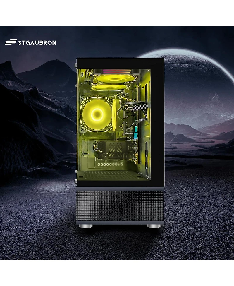 Ipason Gaming Pc Desktop - Intel Core i5 , Radeon Rx 590 8GB, 16GB Ram, 1TB Ssd, 600M WiFi, Bluetooth 5.0, Rgb Bt Sound Bar, Windows 10 Home