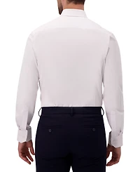 Report Collection Men's Long Sleeve 4-Way Tonal Geo Dress Shirt