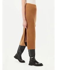 Gobi Cashmere Women's Cashmere Skirt with Zip