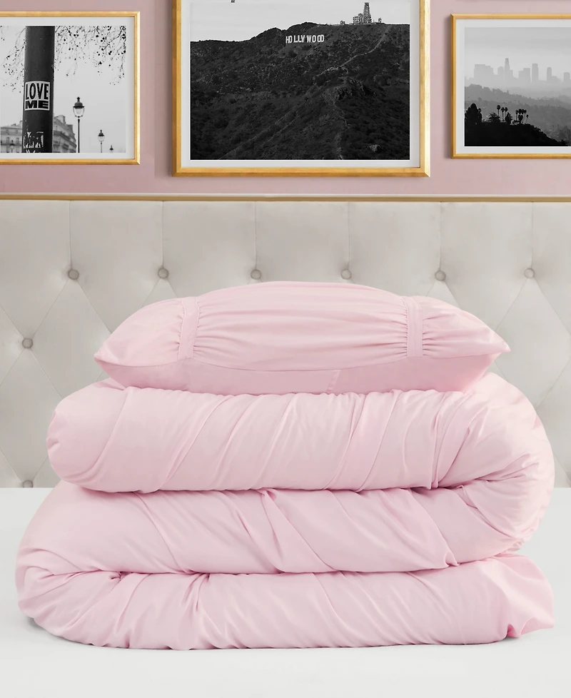 Juicy Couture Ribbon Ruched 2-Pc. Comforter Set, Twin/Twin Xl