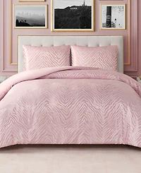 Juicy Couture Sparkle Zebra Jacquard 3-Pc. Comforter Set