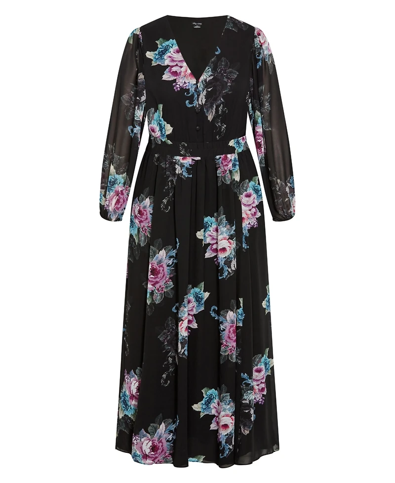 City Chic Plus Size Ottilie Maxi Dress