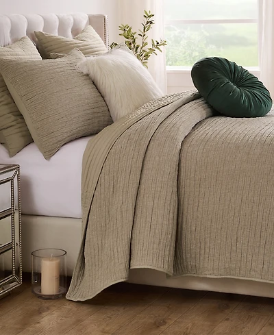 Greenland Home Fashions Velvet Crush Textured 3-Pc. Quilt Set