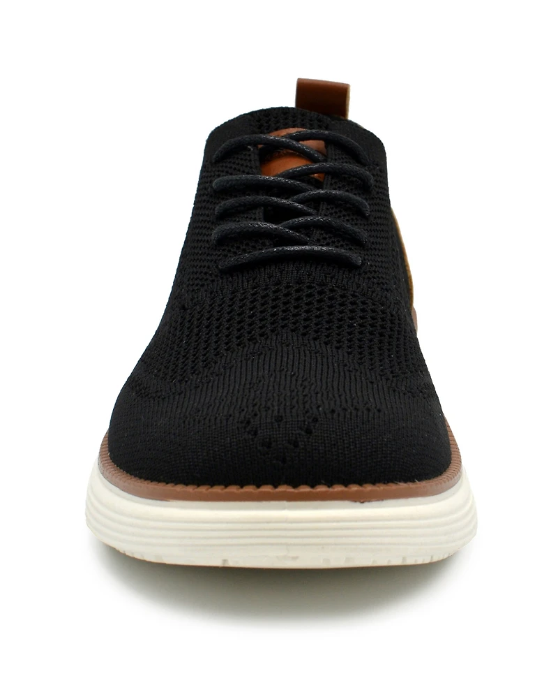 Akademiks Men's Olney Wingtip Knit Oxford Shoes