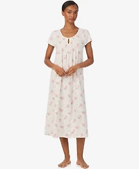 Lauren Ralph Women's Keyhole Neck Ballet Nightgown