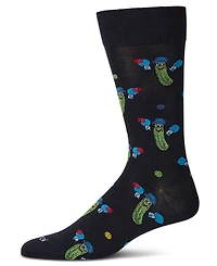 MeMoi Men's Pickle Ball Crew Socks