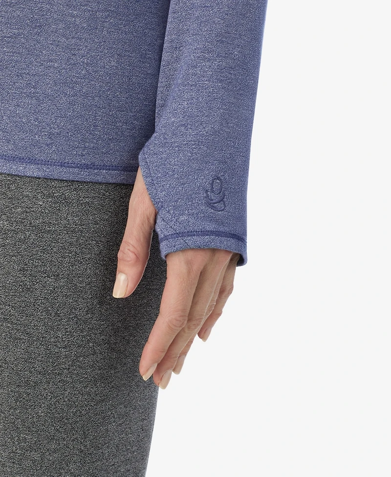 Cuddl Duds Women's Long Sleeve Crew Neck T-Shirt
