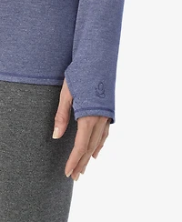 Cuddl Duds Women's Long Sleeve Crew Neck T-Shirt
