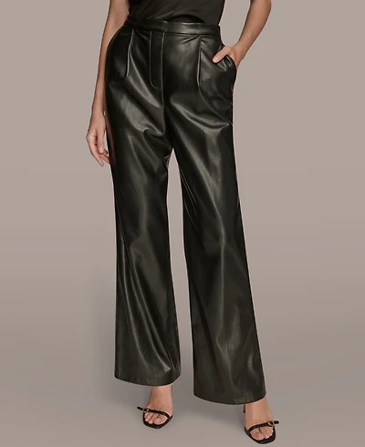 Donna Karan New York Women's Pull On Wide Leg Pants