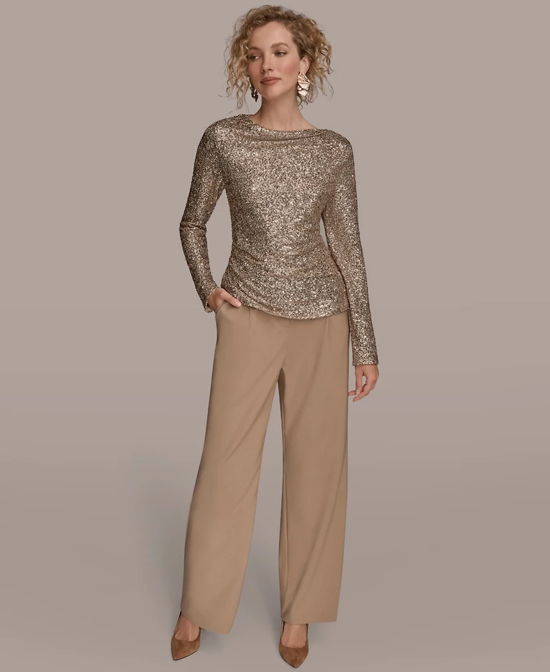 Donna Karan New York Women's Long Sleeve Top