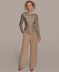Donna Karan New York Women's Long Sleeve Top