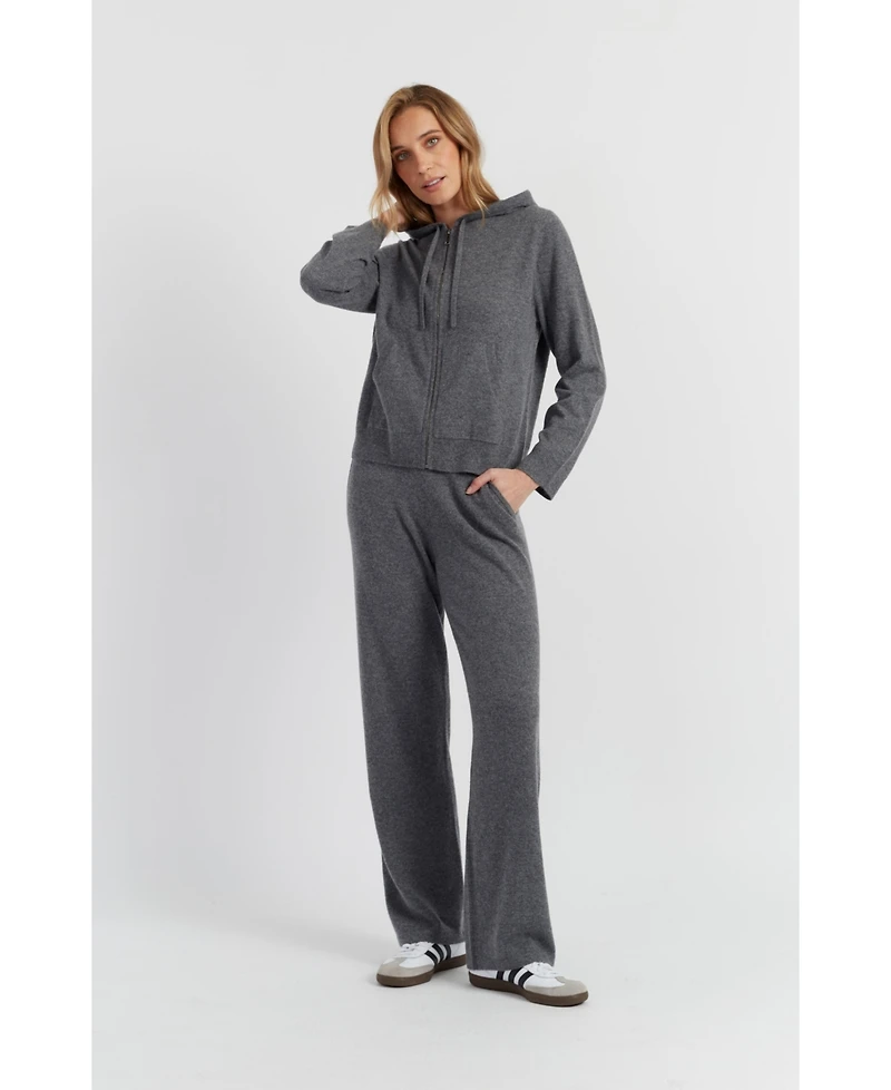 Chinti & Parker Women's Pure Cashmere Zip Hoodie