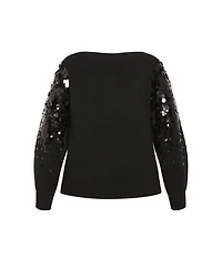 City Chic Plus Braylin Sequin Jumper