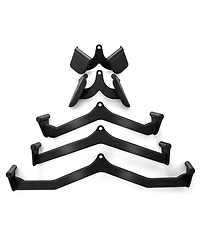 Akiudex 5-Piece Lat Pull-Down Attachment Set for Cable Machines, Ergonomic Home Gym Accessories