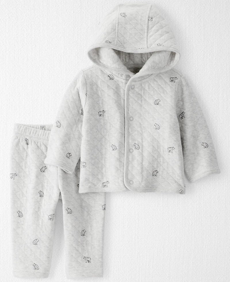 Little Planet by Carter's Baby Boys or Girls 2-Piece Cardigan and Pants Set