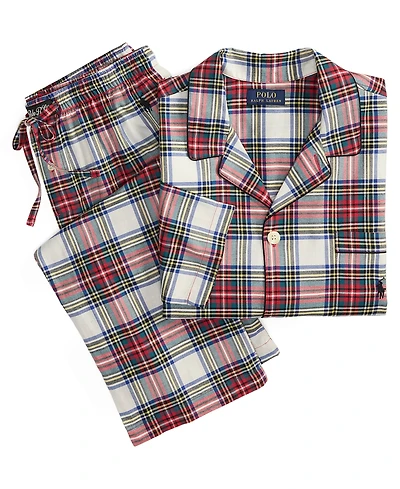 Polo Ralph Lauren Men's 2-Piece Stewart Plaid Sleepwear Set