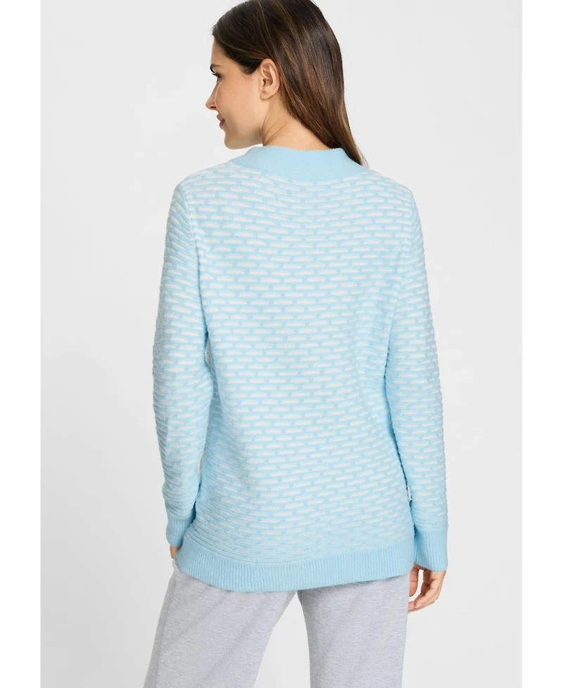 Olsen Women's Stitch Interest Sweater