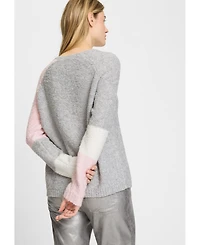 Olsen Women's Colour Block Boucle Sweater