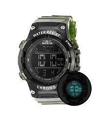 Invicta Men's 49049 Invicta Racing Digital Gmt/Alarm Black Dial Watch