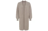 Olsen Stitch Interest Longline Cardigan