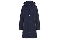 Olsen Women's Longline Quilted Coat