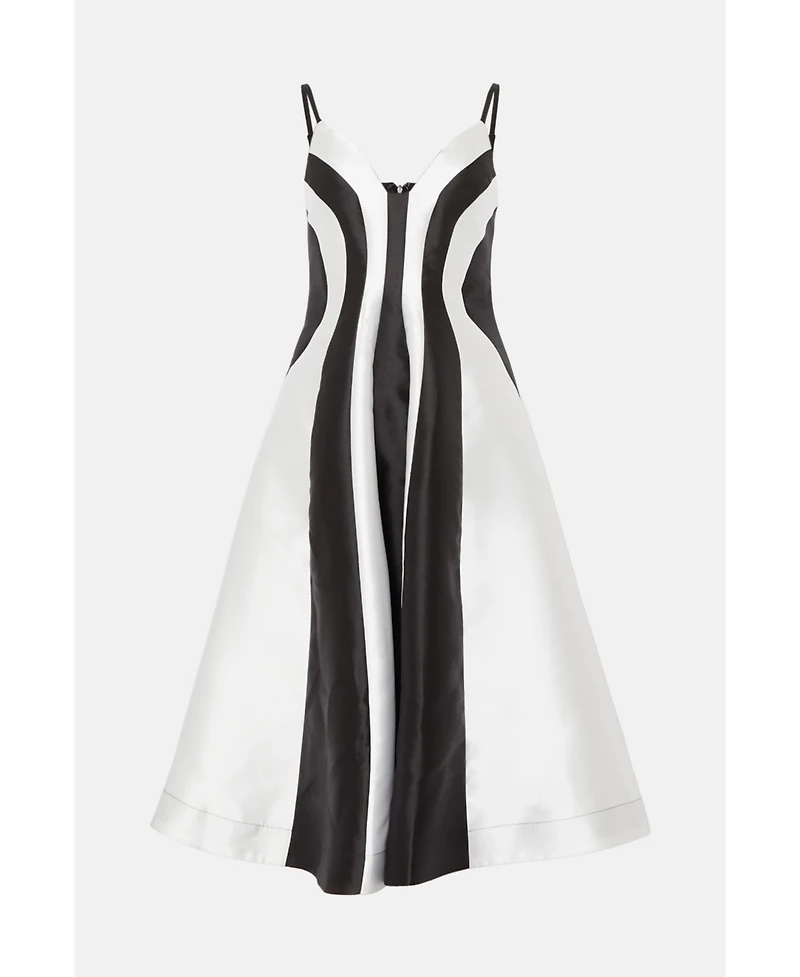 Coast Women's Midi Contrast Panel Dress