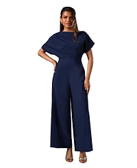 Coast Women's Petite Pleat Off The Shoulder Jumpsuit