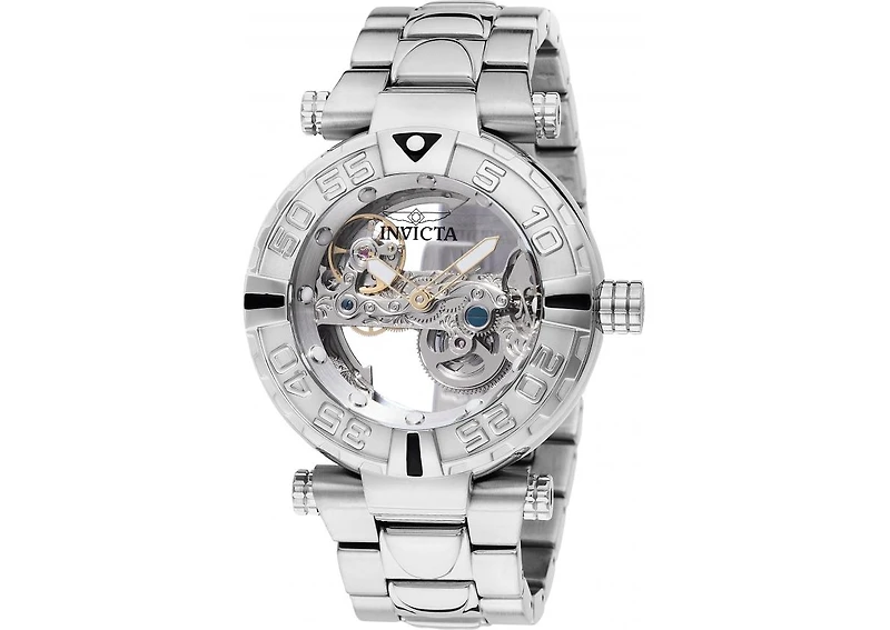 Invicta Men's Subaqua Automatic 2 Hand Silver Dial Watch