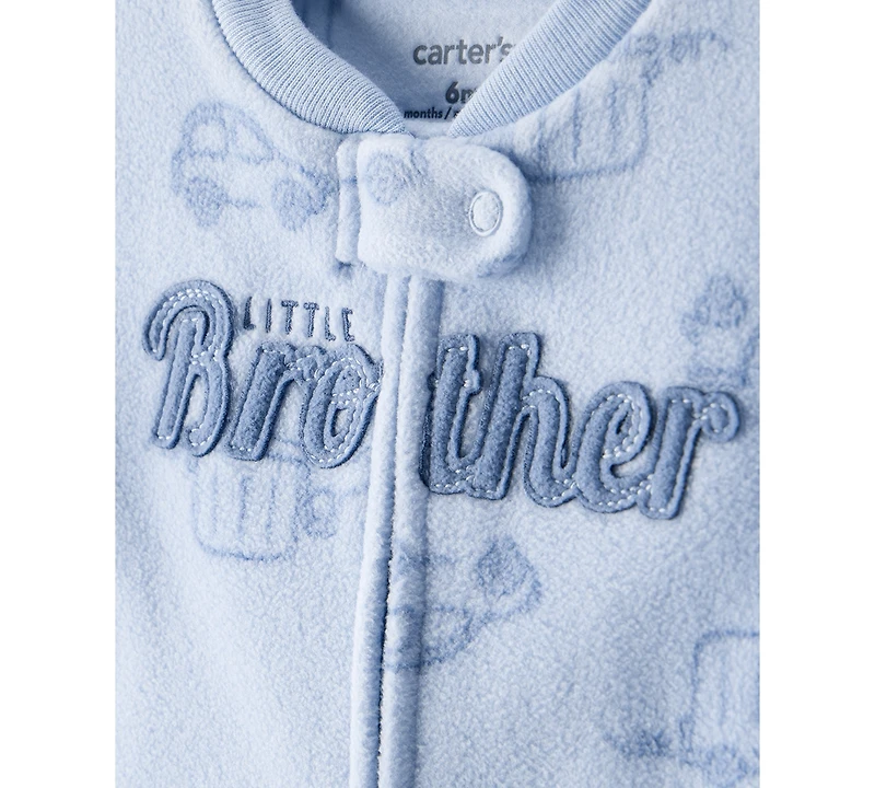 Carter's Baby Boys Fire Truck Zip-Up Sleep and Play Coverall
