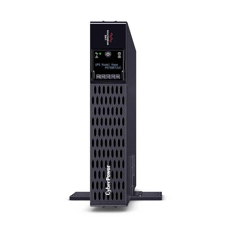 CyberPower PR750RT2UC 750VA/750W Smart App Sinewave Rack/Tower Ups, Black