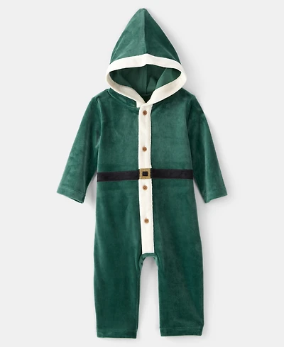 Carter's Baby Boys Elf Style Hooded Jumpsuit