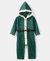 Carter's Baby Boys Elf Style Hooded Jumpsuit