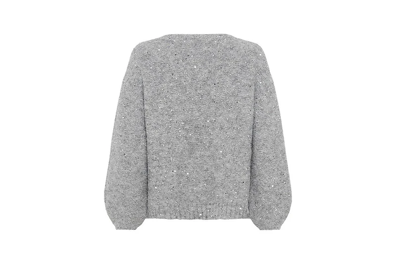 Olsen Women's Embellished Blouce Sweater