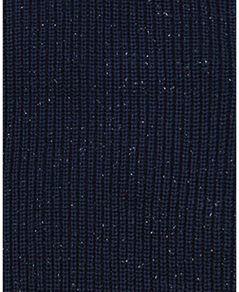 Hope & Henry Men's Organic Mock Neck Cardigan Stitch Sweater