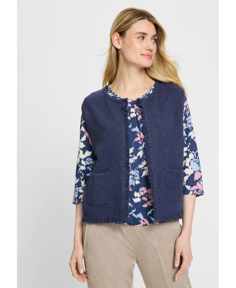 Olsen Cropped Sweater Vest