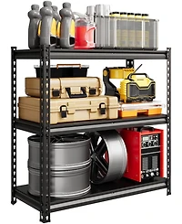 Gaomon 3-Tier Steel Garage Shelving Unit, 36" W x 16" D x 36" H, Adjustable Steel Utility Storage Rack with Metal Shelves, 770 Lbs/Shelf Capacity, for