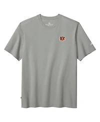 Tommy Bahama Men's Gray Cincinnati Bengals Huddle Hang Tens T-Shirt