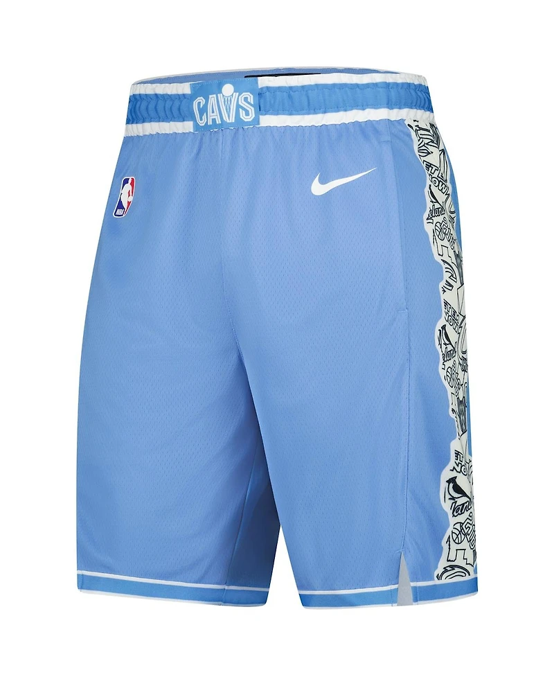 Nike Men's Blue Cleveland Cavaliers 2024/25 City Edition Swingman Shorts