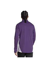 Adidas Men's Purple Manchester United 2025/26 Aeroready Raglan Quarter-Zip Training Top