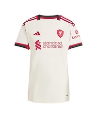 Adidas Women's White Liverpool 2025/26 Away Replica Jersey