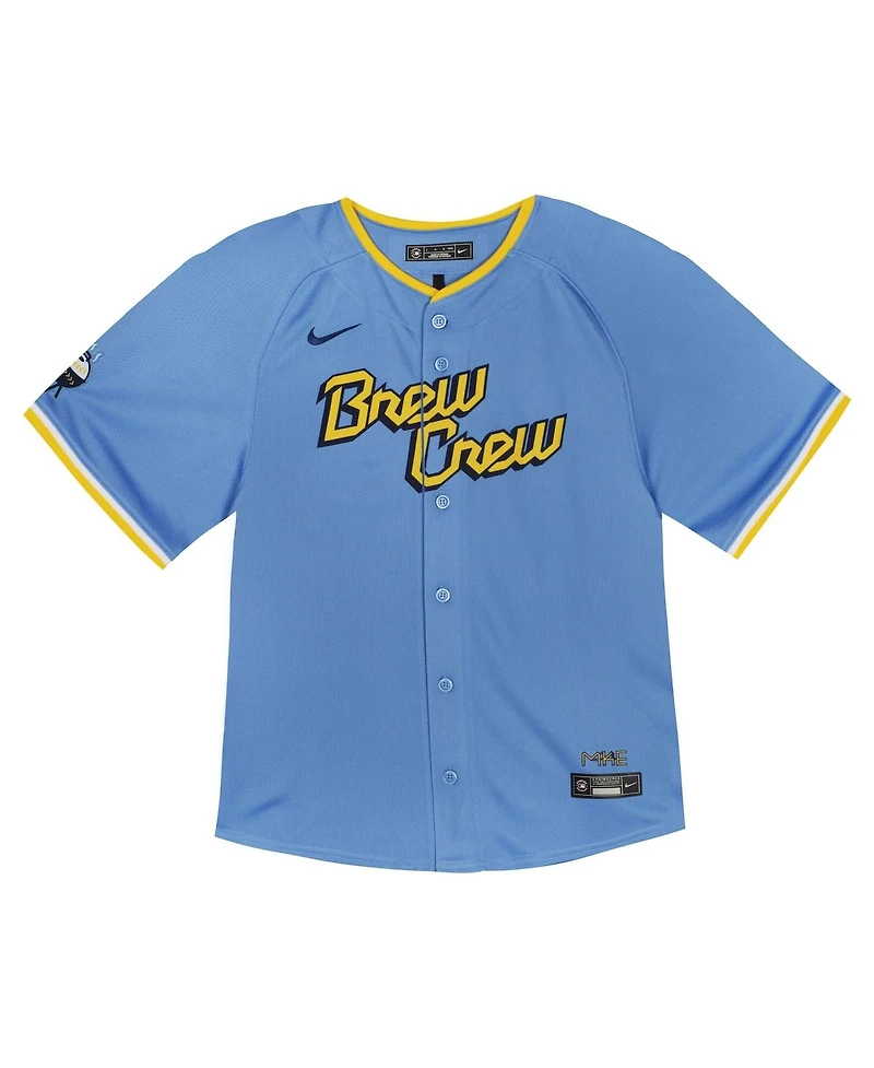 Nike Toddler Blue Milwaukee Brewers City Connect Team Limited Jersey