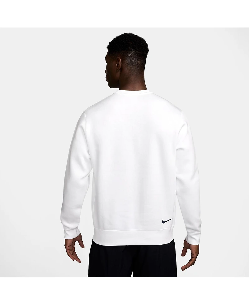 Nike Men's White Paris Saint-Germain Club Pullover Sweatshirt