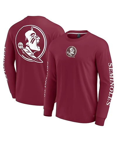 Fanatics Men's Garnet Florida State Seminoles Strive Long Sleeve T-Shirt